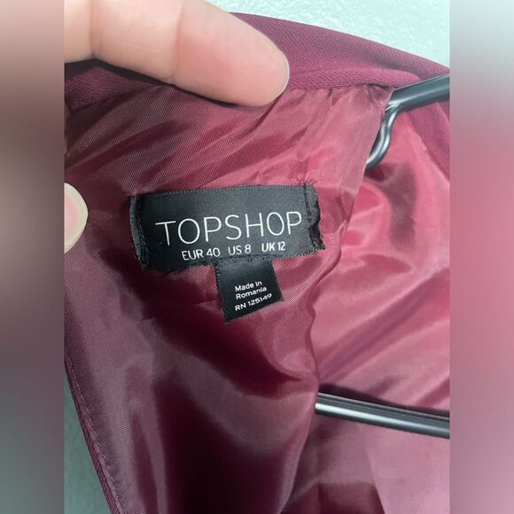 Elegant Burgundy Lace Back Jumpsuit - Picture 6 of 10